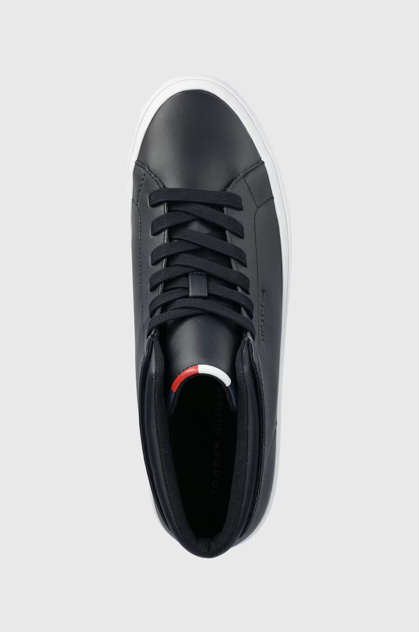 Tommy Hilfiger Кожени маратонки в тъмносиньо - Pepit.bg