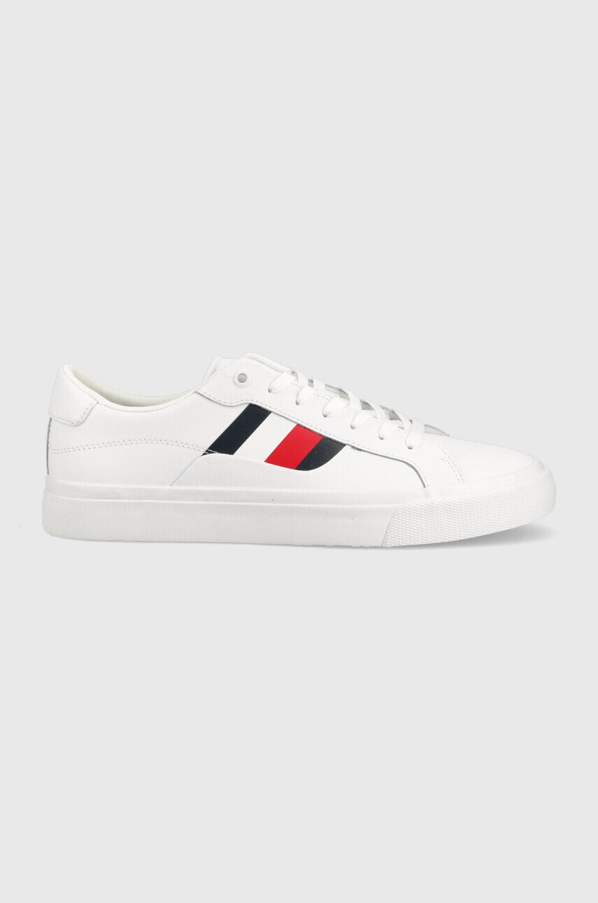 Tommy Hilfiger Кожени маратонки Core Stripes Vulc - Pepit.bg