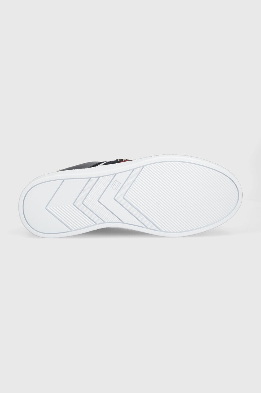 Tommy Hilfiger Кожени маратонки CORP WEBBING SNEAKER в тъмносиньо FW0FW07379 - Pepit.bg