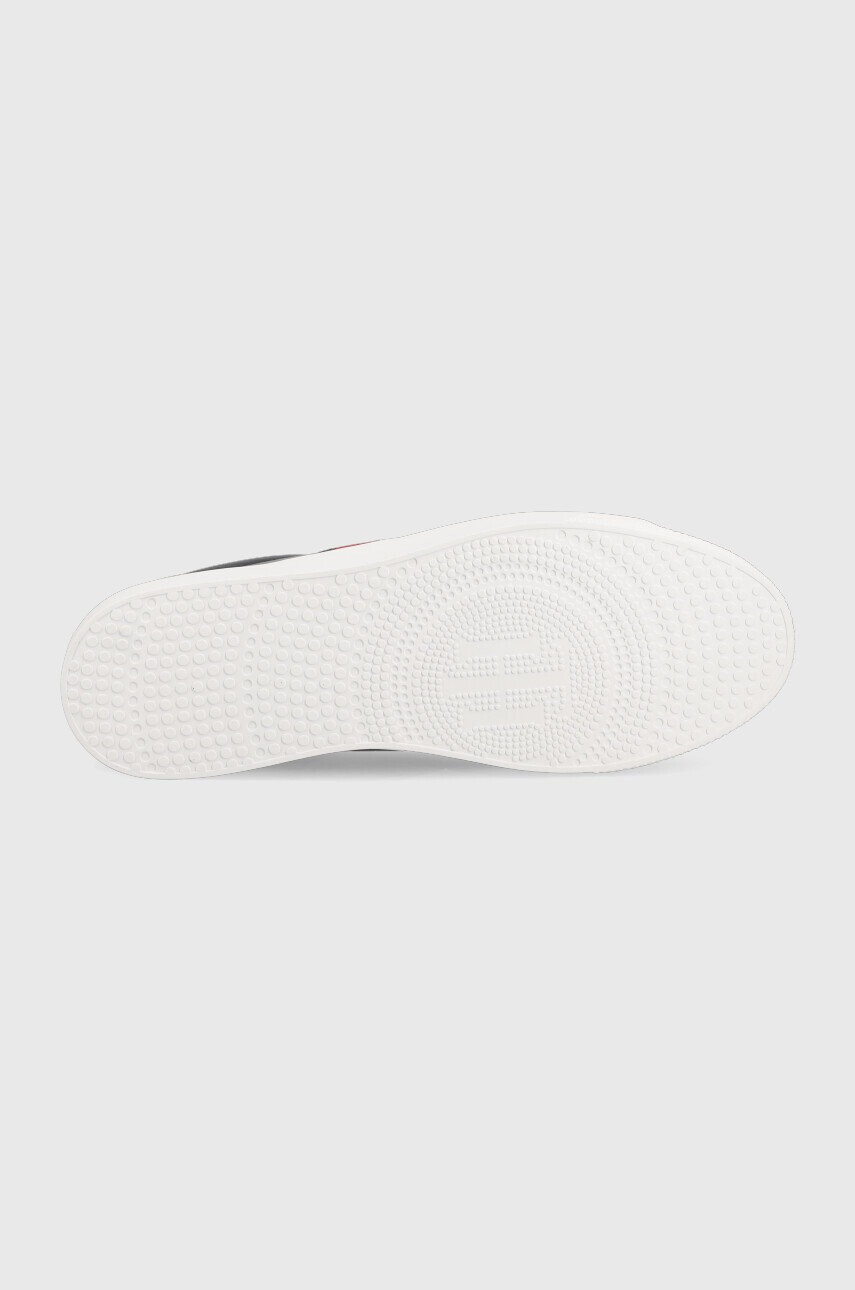 Tommy Hilfiger Кожени маратонки Corporate Tommy Cupsole в тъмносиньо - Pepit.bg
