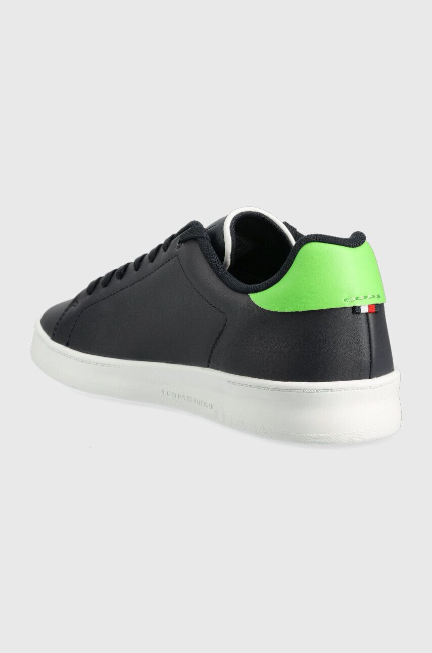 Tommy Hilfiger Кожени маратонки COURT SNEAKER LEATHER CUP в тъмносиньо - Pepit.bg