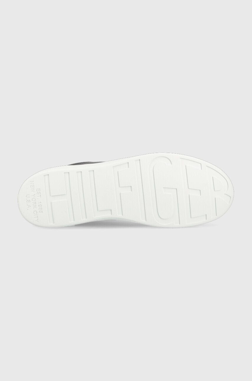 Tommy Hilfiger Кожени маратонки COURT SNEAKER LEATHER CUP в тъмносиньо - Pepit.bg