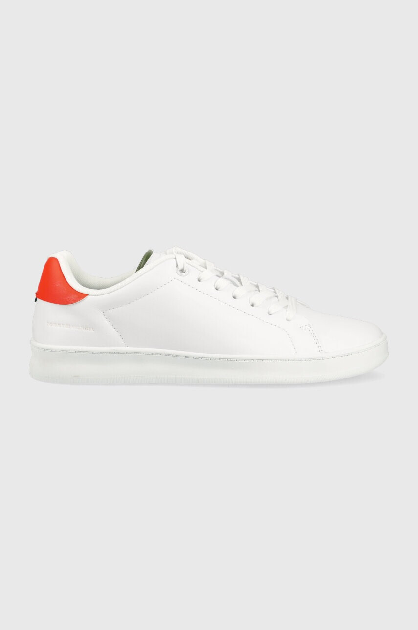 Tommy Hilfiger Кожени маратонки COURT SNEAKER LEATHER CUP в бяло - Pepit.bg