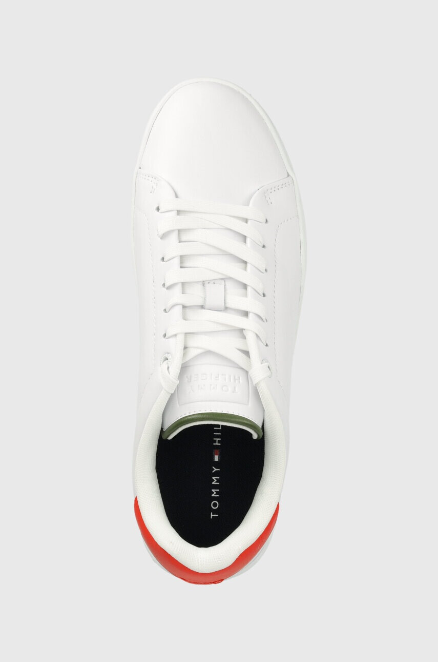 Tommy Hilfiger Кожени маратонки COURT SNEAKER LEATHER CUP в бяло - Pepit.bg
