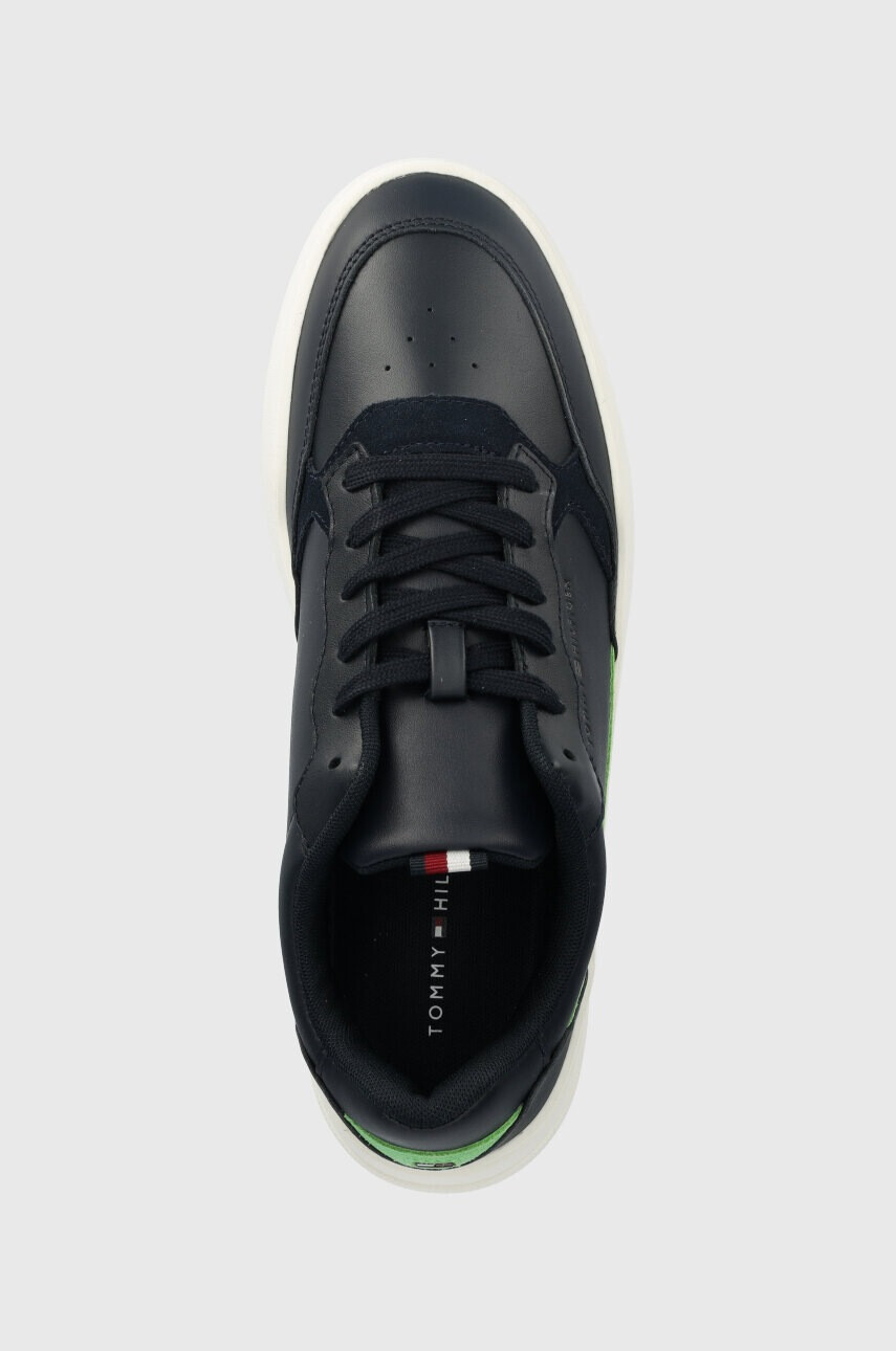 Tommy Hilfiger Кожени маратонки ELEVATED CUPSOLE LEATHER в тъмносиньо FM0FM04490 - Pepit.bg