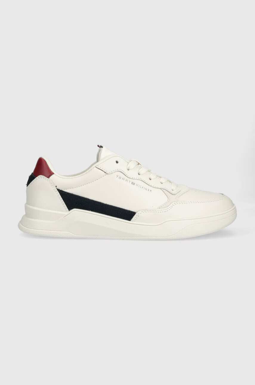 Tommy Hilfiger Кожени маратонки ELEVATED CUPSOLE LEATHER в бяло FM0FM04490 - Pepit.bg