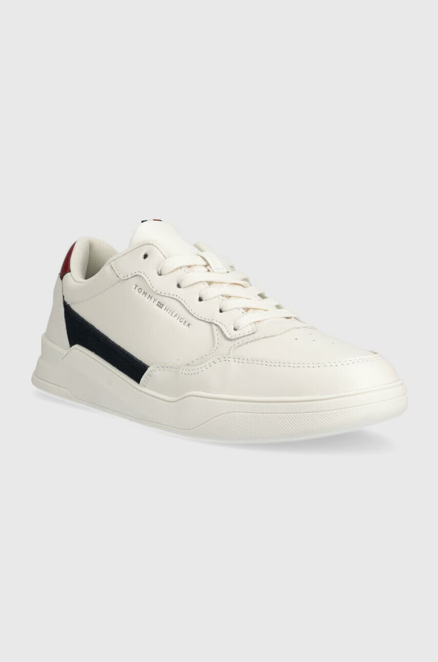 Tommy Hilfiger Кожени маратонки ELEVATED CUPSOLE LEATHER в бяло FM0FM04490 - Pepit.bg