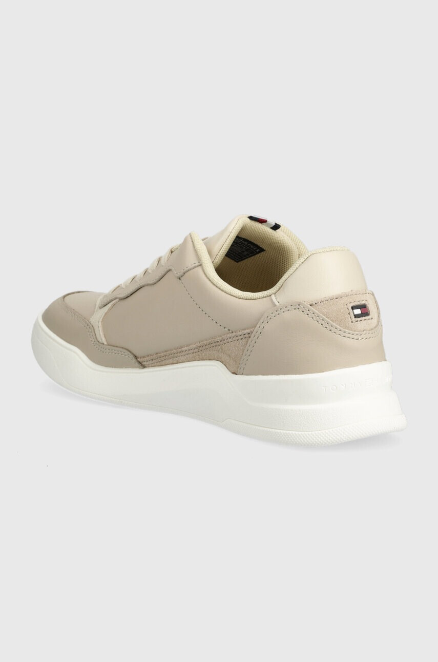 Tommy Hilfiger Кожени маратонки ELEVATED CUPSOLE LEATHER в бежово FM0FM04490 - Pepit.bg