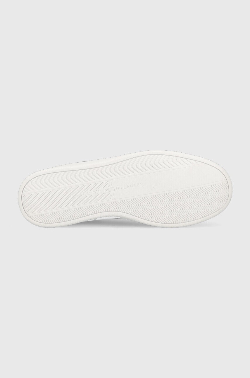 Tommy Hilfiger Кожени маратонки Elevated Cupsole Perf в тъмносиньо - Pepit.bg