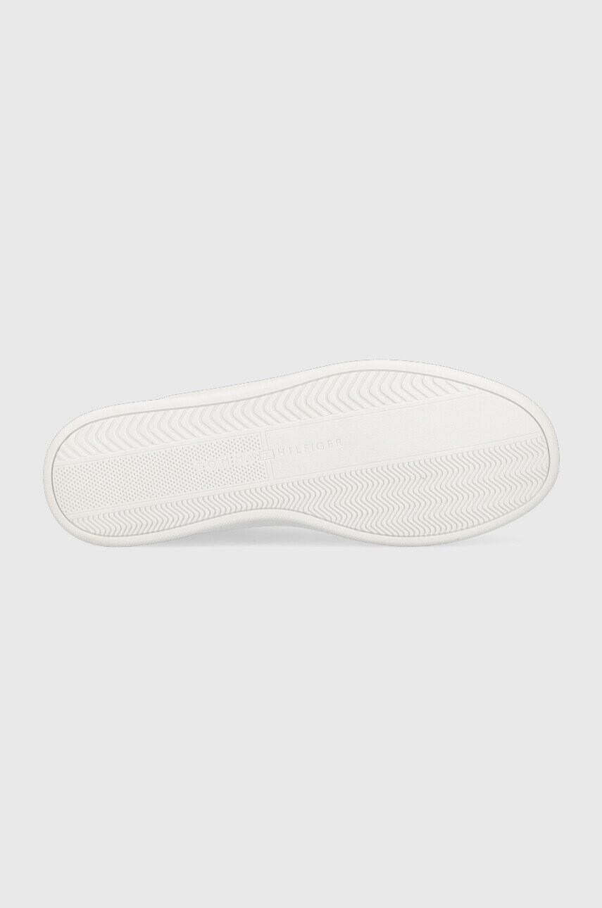 Tommy Hilfiger Кожени маратонки Elevated Cupsole Perf в бяло - Pepit.bg