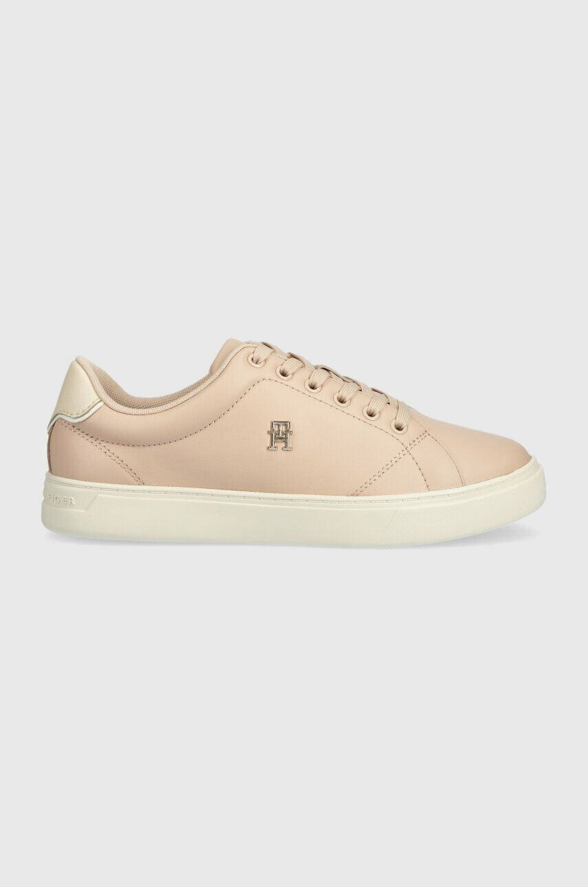 Tommy Hilfiger Кожени маратонки ELEVATED ESSENTIAL COURT SNEAKER в бежово - Pepit.bg