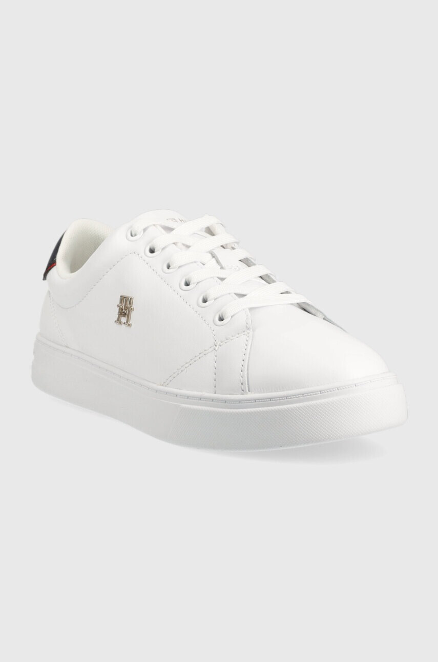 Tommy Hilfiger Кожени маратонки ELEVATED ESSENTIAL COURT SNEAKER в бяло - Pepit.bg