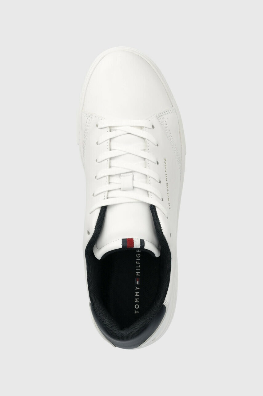 Tommy Hilfiger Кожени маратонки ELEVATED RBW CUPSOLE LEATHER в бяло FM0FM04487 - Pepit.bg