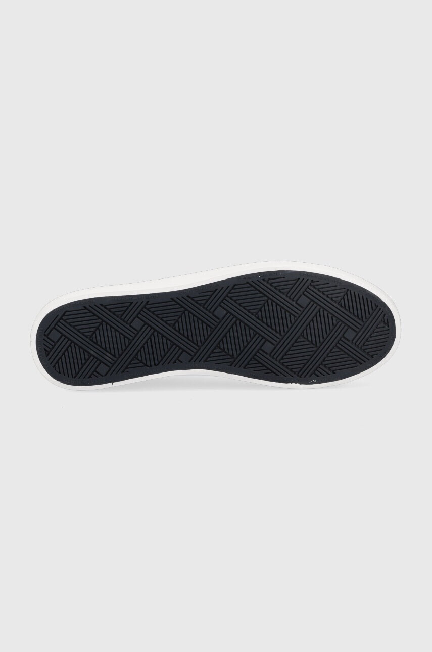 Tommy Hilfiger Кожени маратонки ELEVATED VULC LEATHER LOW в бяло FM0FM04418 - Pepit.bg