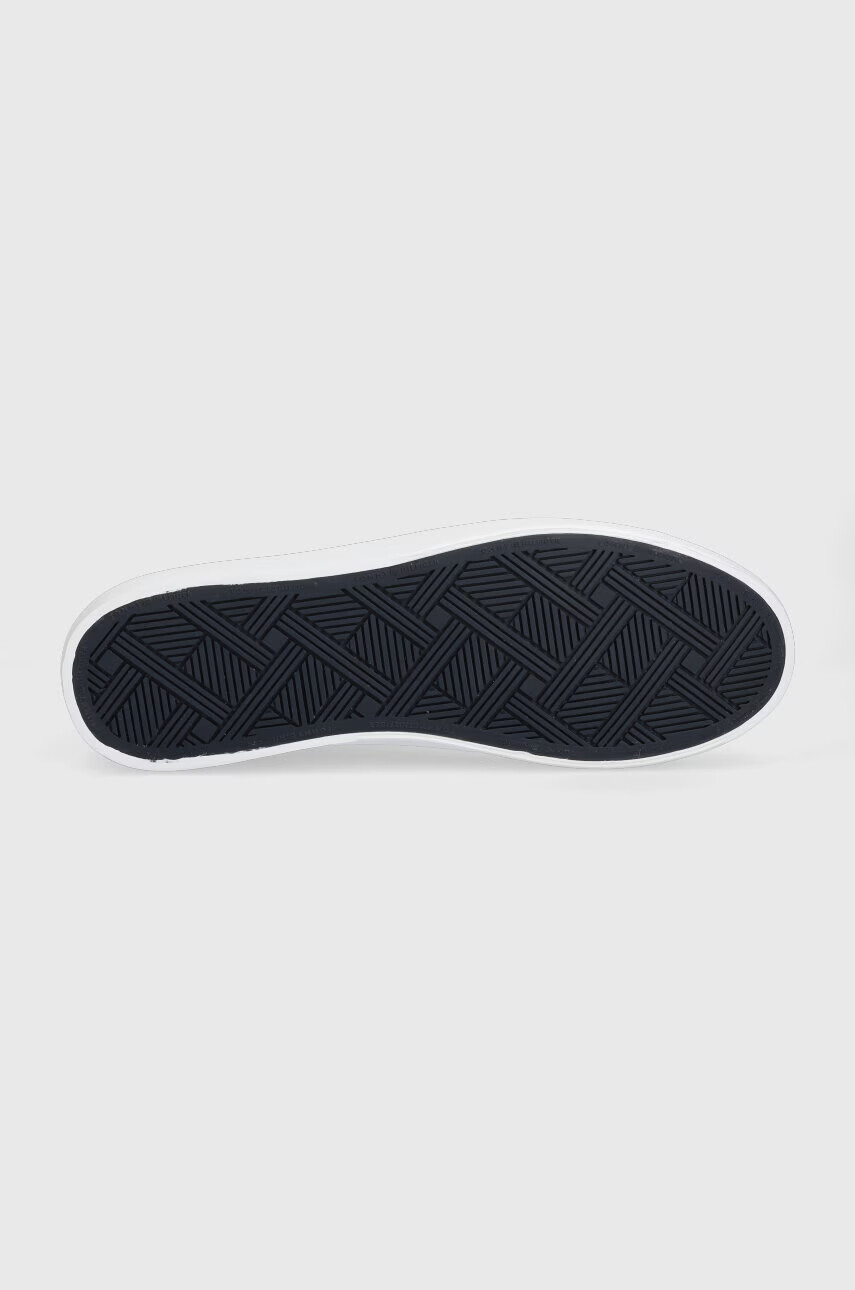 Tommy Hilfiger Кожени маратонки ELEVATED VULC LEATHER MID в бяло FM0FM04419 - Pepit.bg