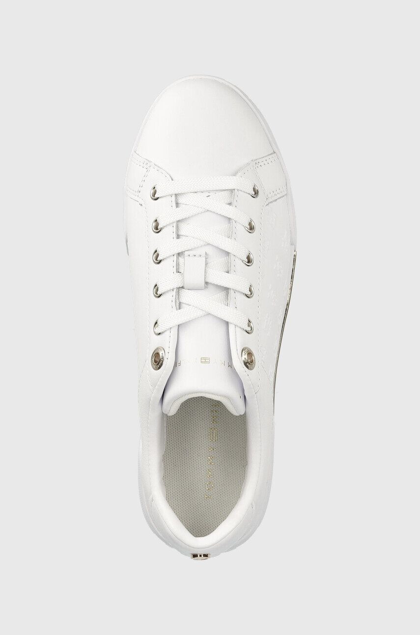 Tommy Hilfiger Кожени маратонки Embossed Monogram Sneaker - Pepit.bg