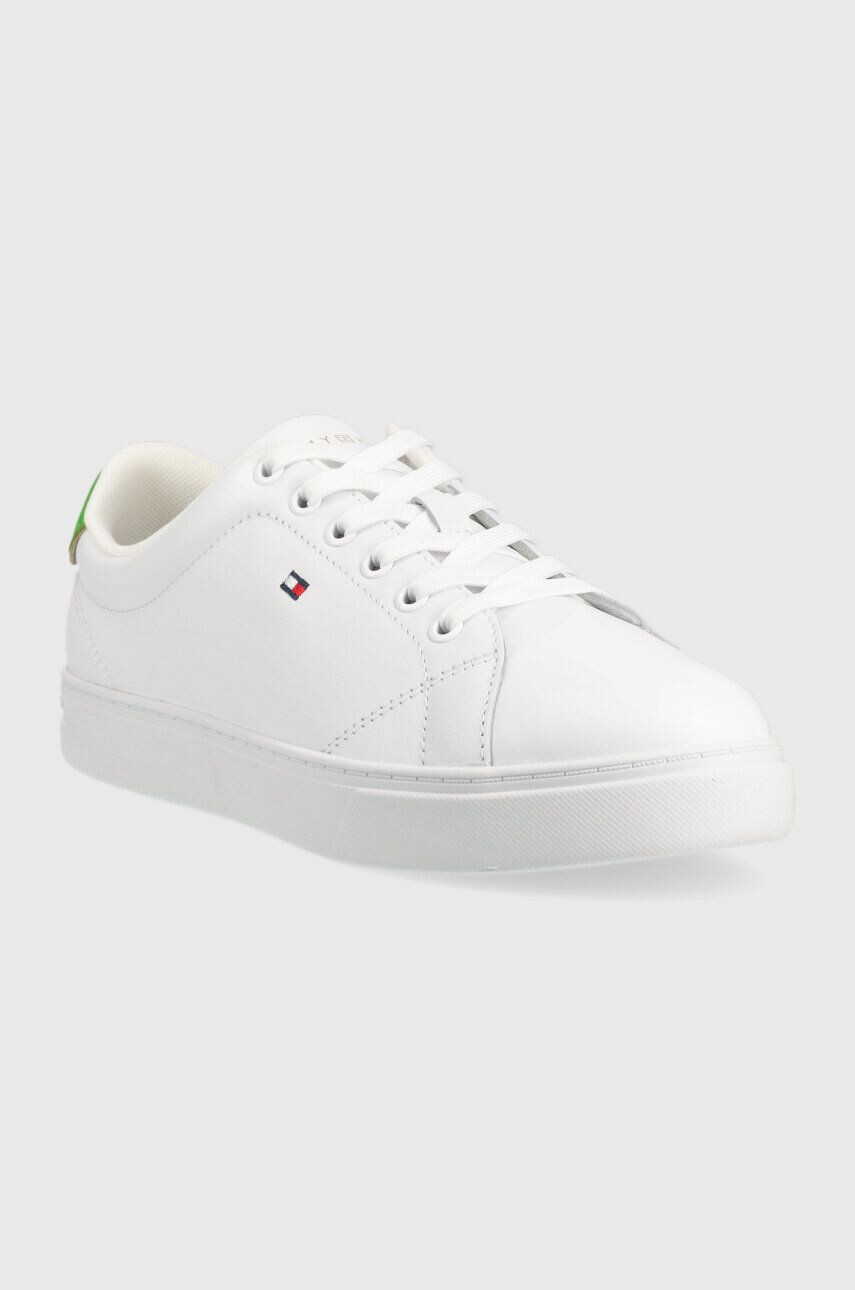 Tommy Hilfiger Кожени маратонки ESSENTIAL COURT SNEAKER в бежово FW0FW07427 - Pepit.bg