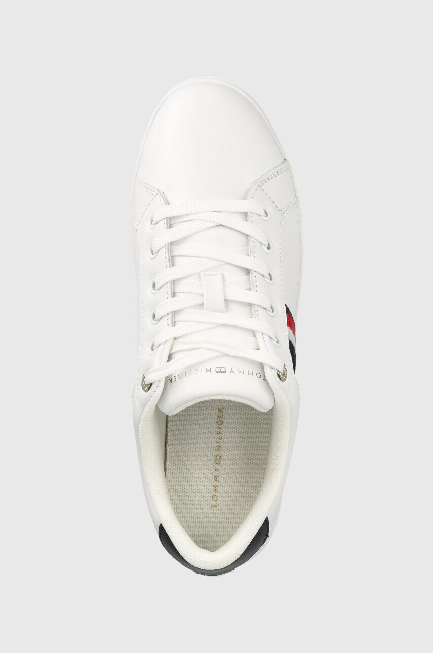 Tommy Hilfiger Кожени маратонки ESSENTIAL WEBBING CUPSOLE в бяло FW0FW07378 - Pepit.bg