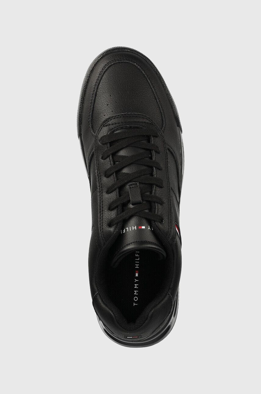 Tommy Hilfiger Кожени маратонки Lightweight Leather Detail Cup в черно - Pepit.bg