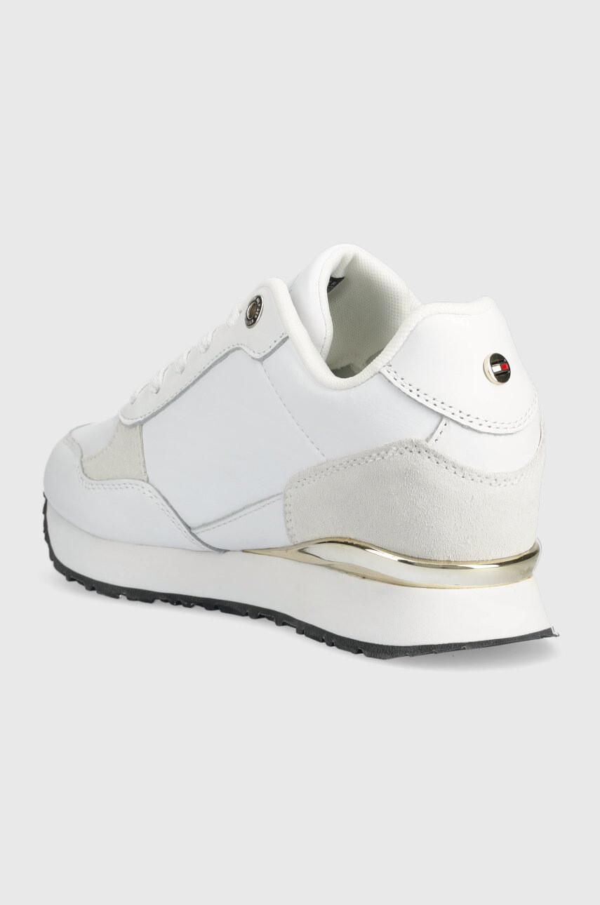 Tommy Hilfiger Кожени маратонки Metallic Monogram Emboss Sneaker - Pepit.bg