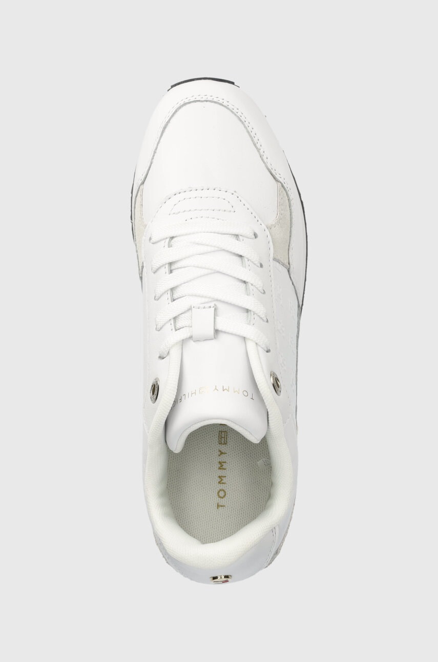 Tommy Hilfiger Кожени маратонки Metallic Monogram Emboss Sneaker - Pepit.bg