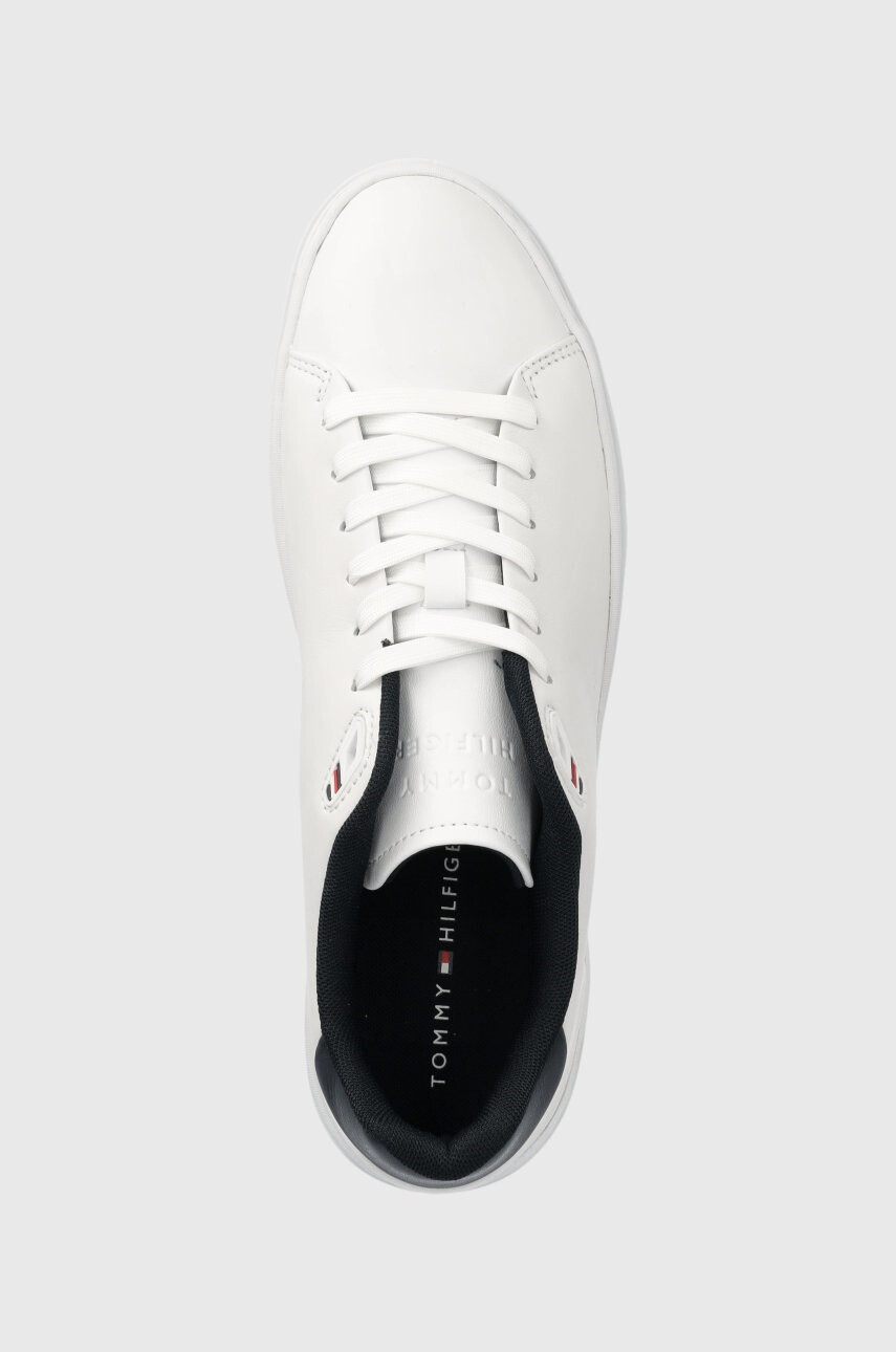Tommy Hilfiger Кожени маратонки MODERN ICONIC COURT CUP LEATHER в бяло - Pepit.bg