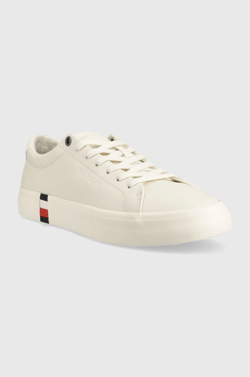 Tommy Hilfiger Кожени маратонки Modern Vulc Corporate в бяло - Pepit.bg