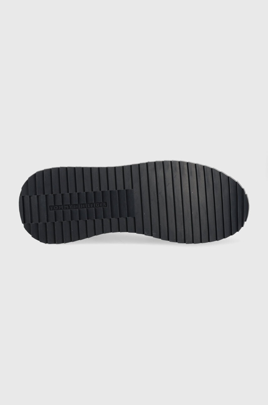 Tommy Hilfiger Кожени маратонки RUNNER EVO LEATHER в бяло FM0FM04714 - Pepit.bg