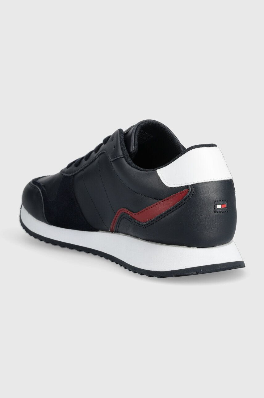 Tommy Hilfiger Кожени маратонки RUNNER EVO LEATHER в тъмносиньо FM0FM04714 - Pepit.bg