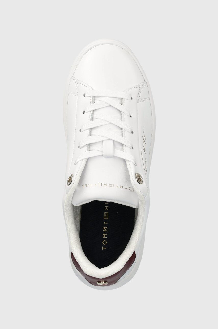 Tommy Hilfiger Кожени маратонки Signature Court Sneaker - Pepit.bg