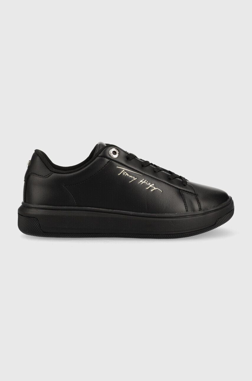 Tommy Hilfiger Кожени маратонки Signature Court Sneaker - Pepit.bg