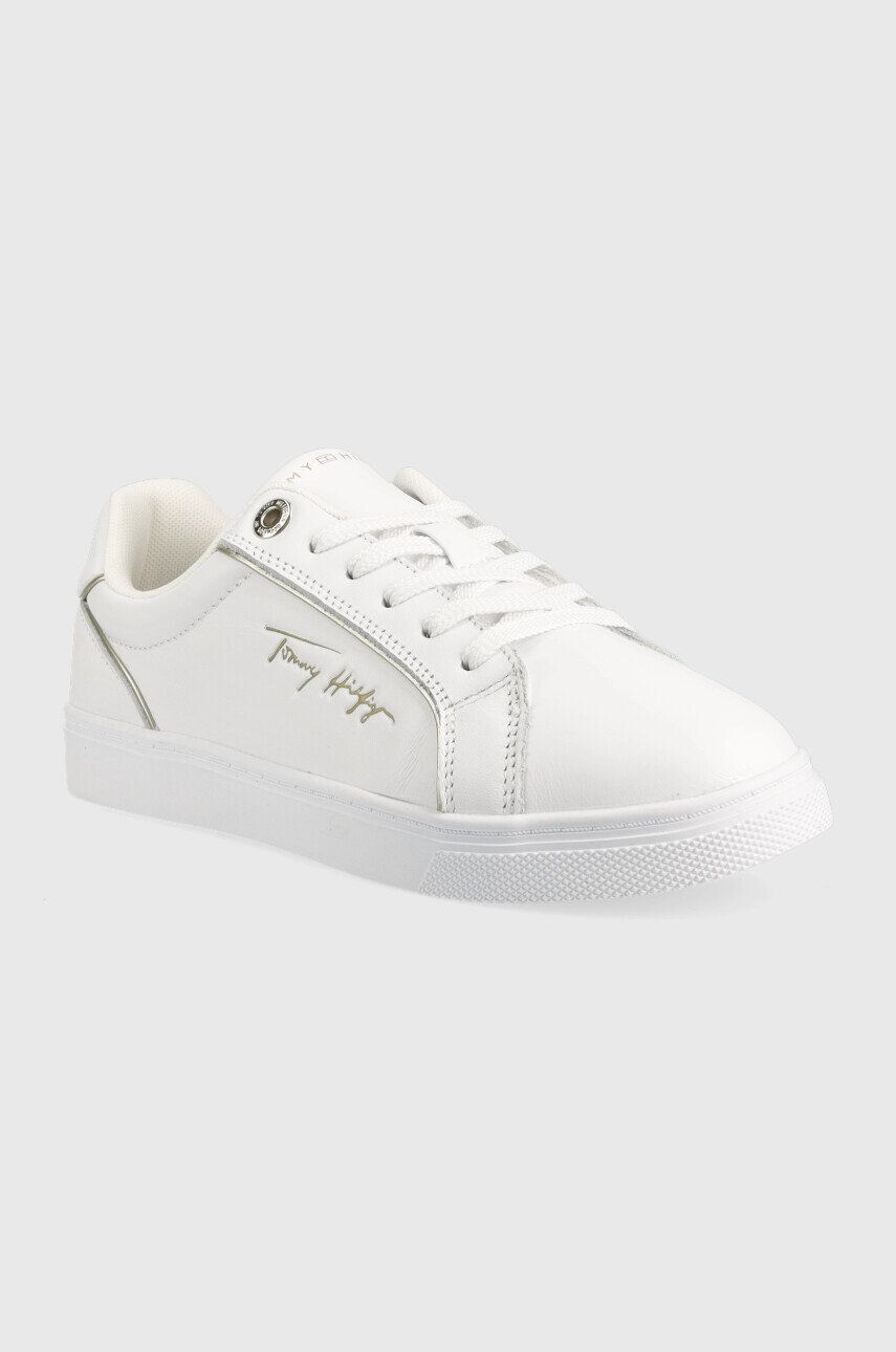 Tommy Hilfiger Кожени маратонки Signature Piping Sneaker - Pepit.bg