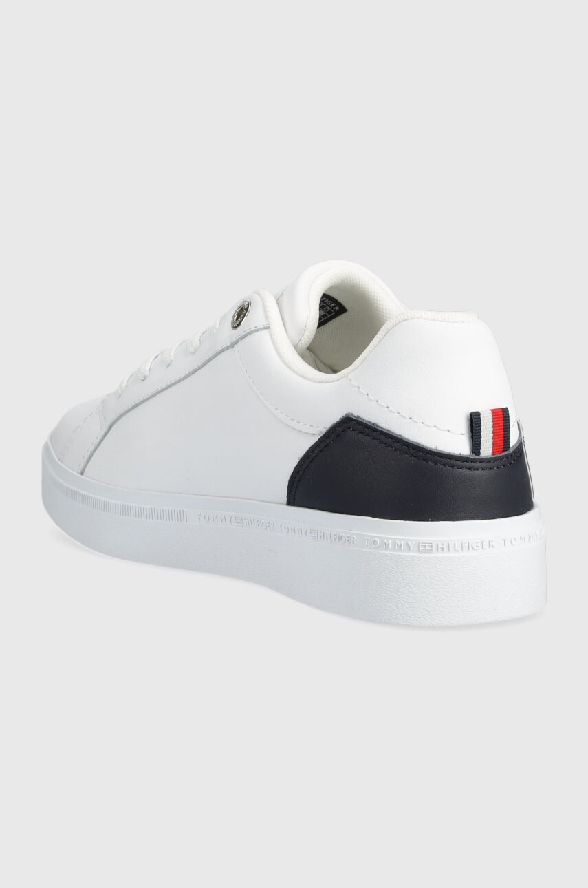 Tommy Hilfiger Кожени маратонки Th Court Sneaker в бяло - Pepit.bg