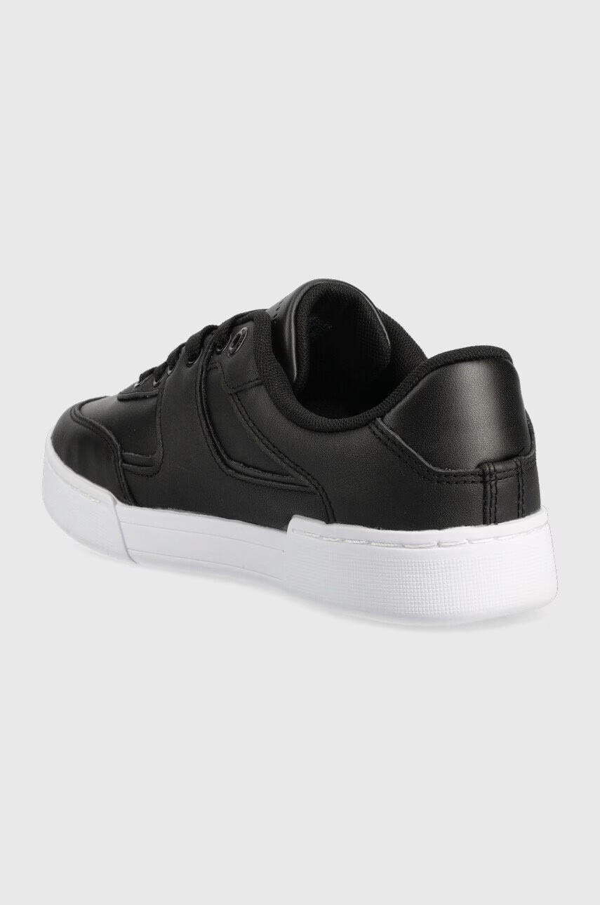Tommy Hilfiger Кожени маратонки Th Prep Court Sneaker в черно - Pepit.bg