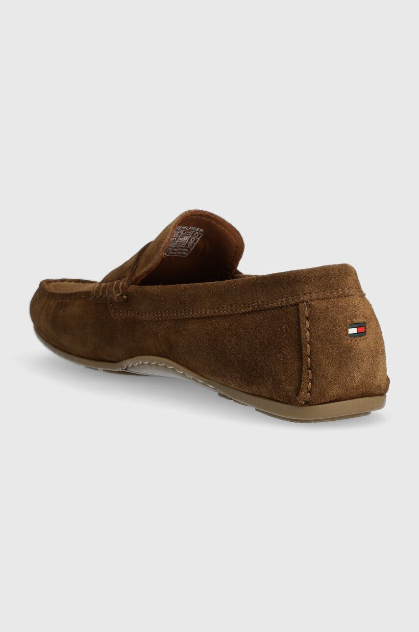 Tommy Hilfiger Кожени мокасини CASUAL HILFIGER SUEDE DRIVER в кафяво FM0FM04271 - Pepit.bg