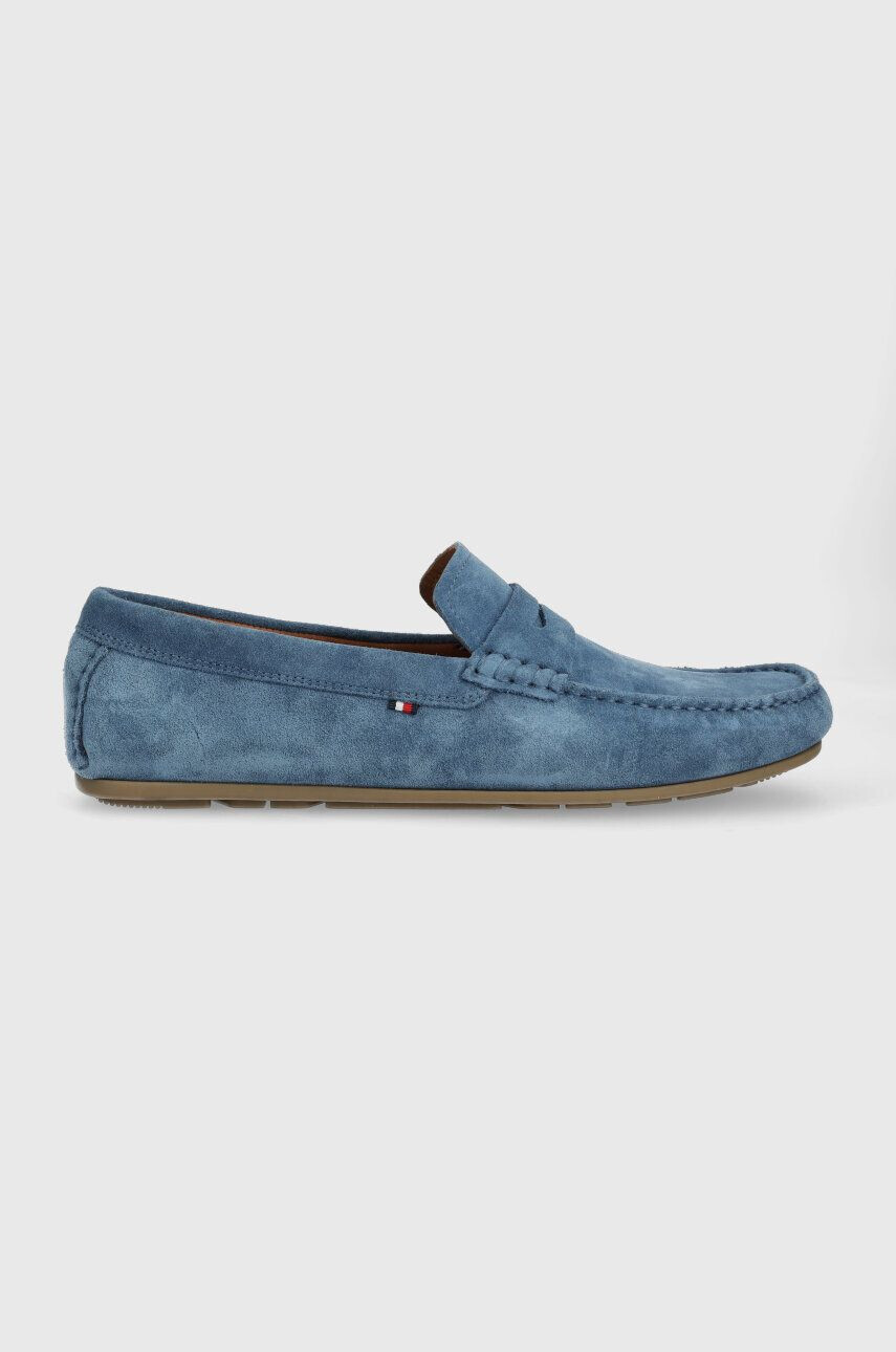 Tommy Hilfiger Кожени мокасини CASUAL HILFIGER SUEDE DRIVER - Pepit.bg