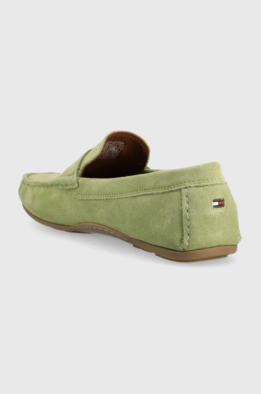 Tommy Hilfiger Кожени мокасини CASUAL HILFIGER SUEDE DRIVER в зелено FM0FM04271 - Pepit.bg