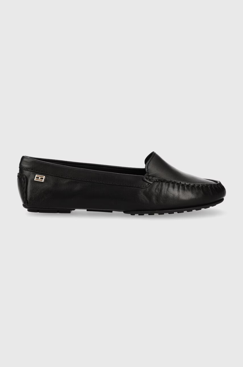 Tommy Hilfiger Кожени мокасини ESSENTIAL CHIC MOCASSIN в черно с равна подметка FW0FW07224 - Pepit.bg