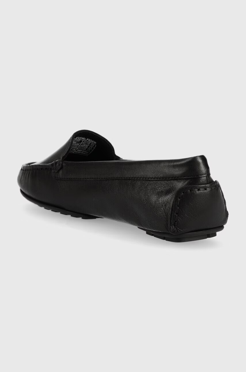 Tommy Hilfiger Кожени мокасини ESSENTIAL CHIC MOCASSIN в черно с равна подметка FW0FW07224 - Pepit.bg