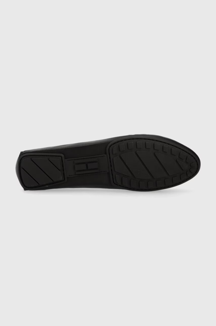 Tommy Hilfiger Кожени мокасини ESSENTIAL CHIC MOCASSIN в черно с равна подметка FW0FW07224 - Pepit.bg