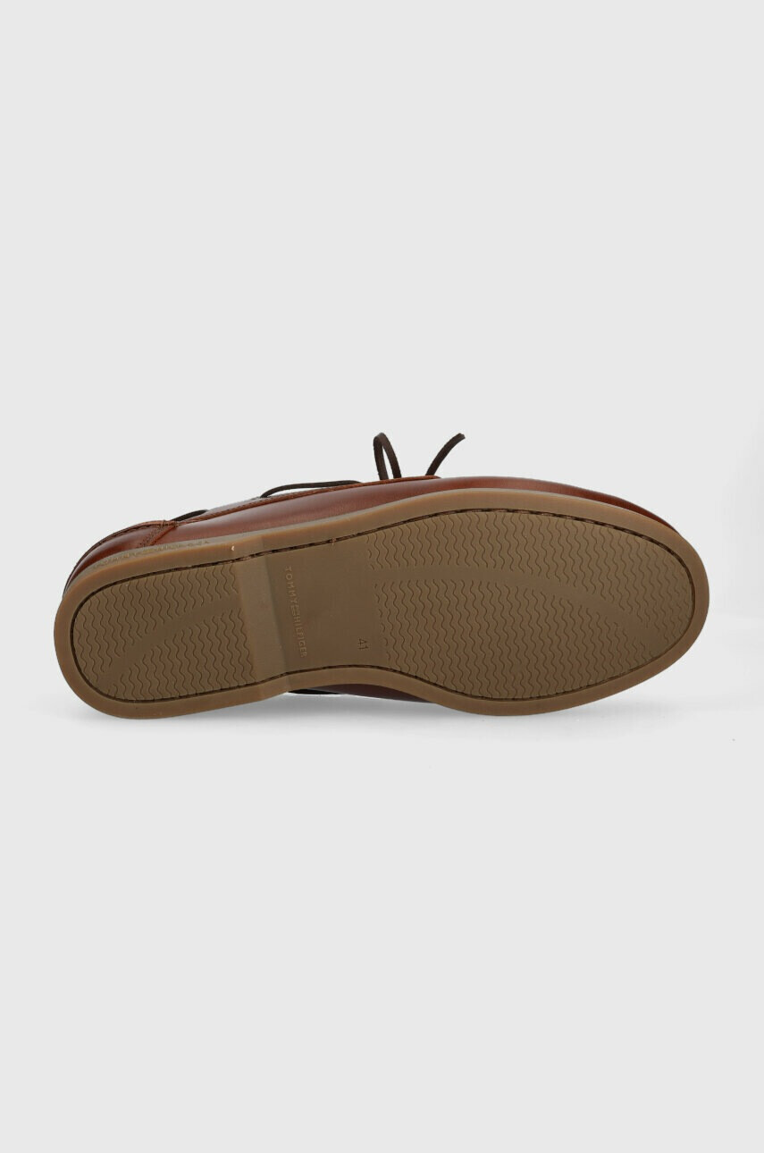 Tommy Hilfiger Кожени мокасини TH BOAT SHOE CORE LEATHER - Pepit.bg
