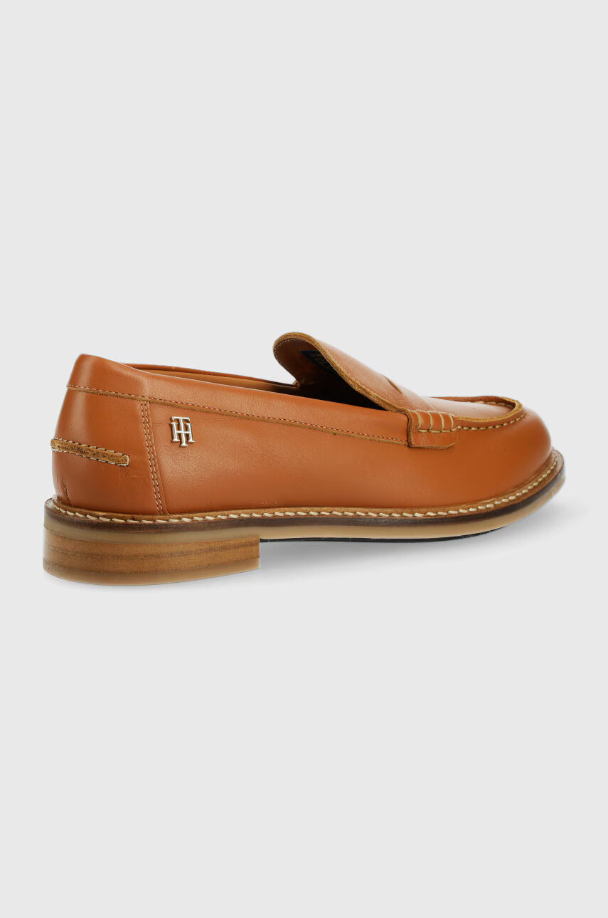 Tommy Hilfiger Кожени мокасини Th Preppy Flat Loafer - Pepit.bg