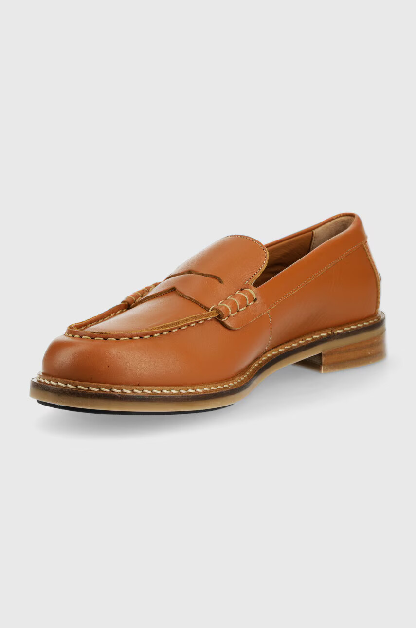 Tommy Hilfiger Кожени мокасини Th Preppy Flat Loafer - Pepit.bg