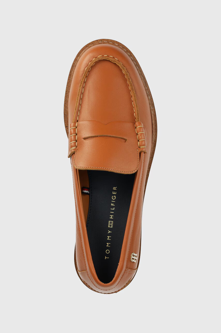 Tommy Hilfiger Кожени мокасини Th Preppy Flat Loafer - Pepit.bg