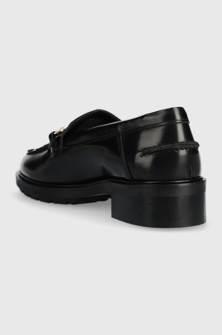 Tommy Hilfiger Кожени мокасини Tommy Twist Mocassin в черно с платформа - Pepit.bg