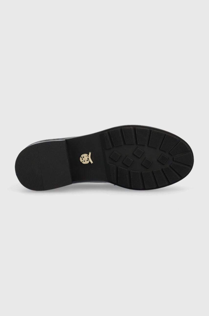 Tommy Hilfiger Кожени мокасини Tommy Twist Mocassin в черно с платформа - Pepit.bg