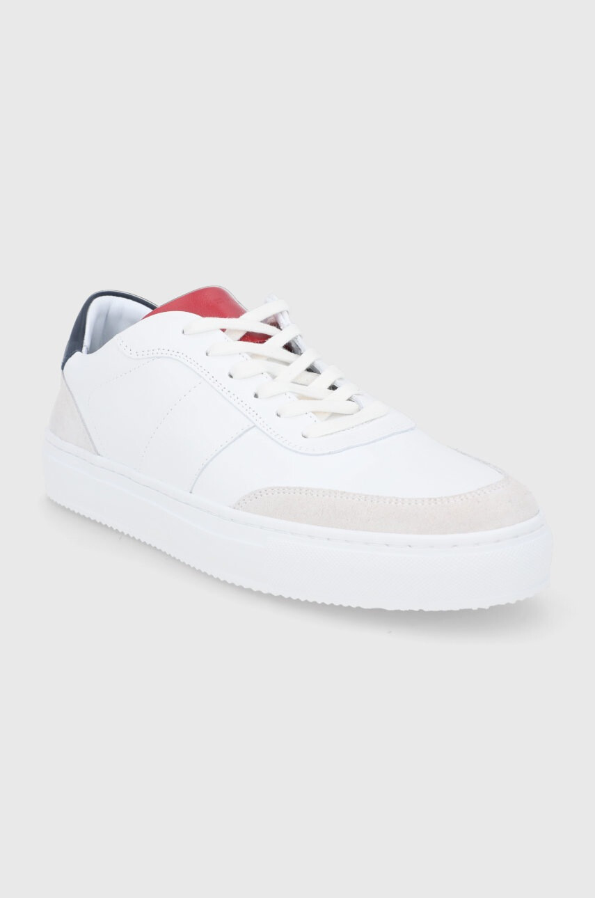 Tommy Hilfiger Кожени обувки в бяло - Pepit.bg
