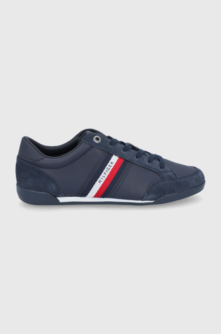 Tommy Hilfiger Кожени обувки в тъмносиньо - Pepit.bg