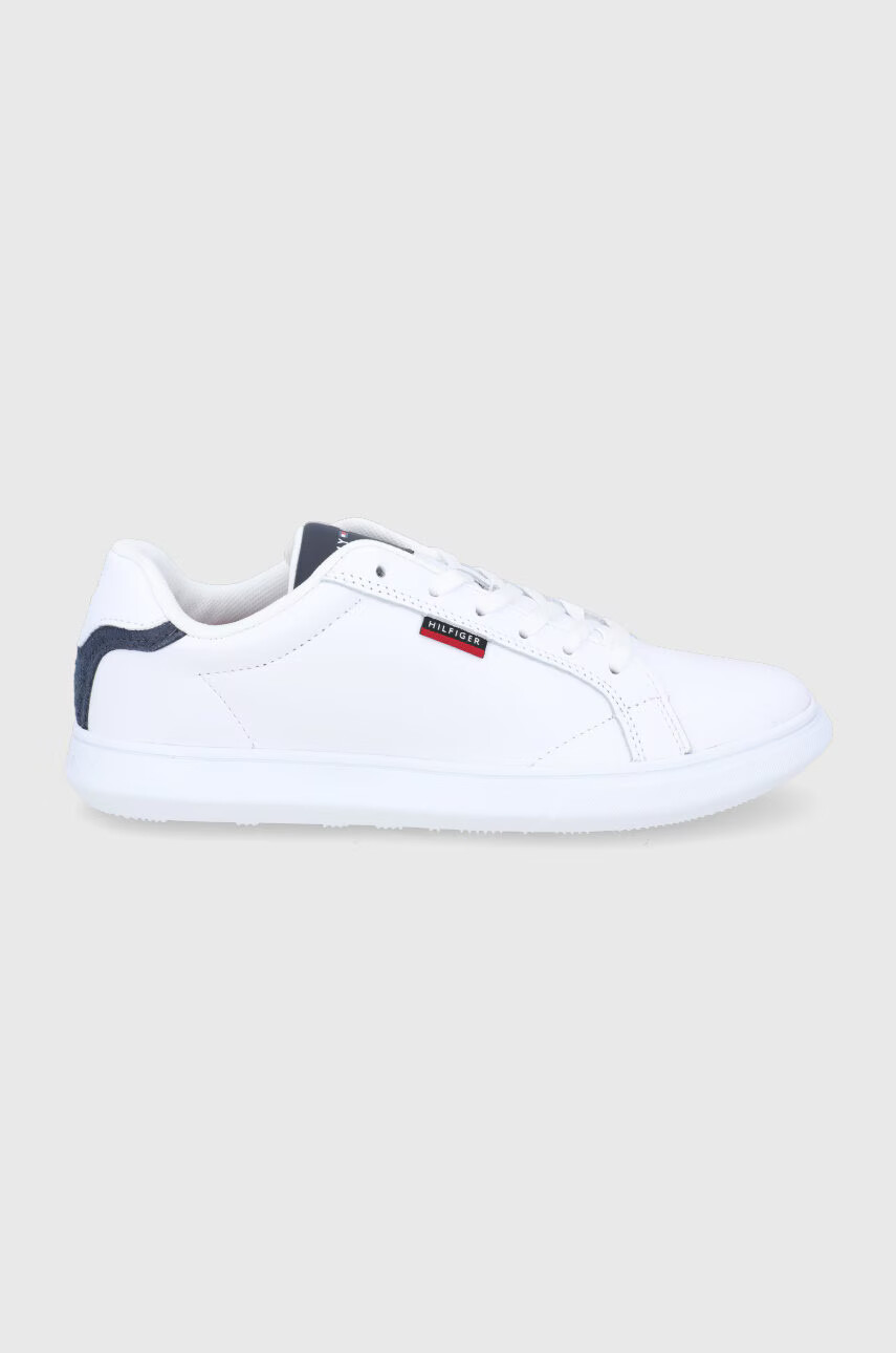 Tommy Hilfiger Кожени обувки в бяло - Pepit.bg