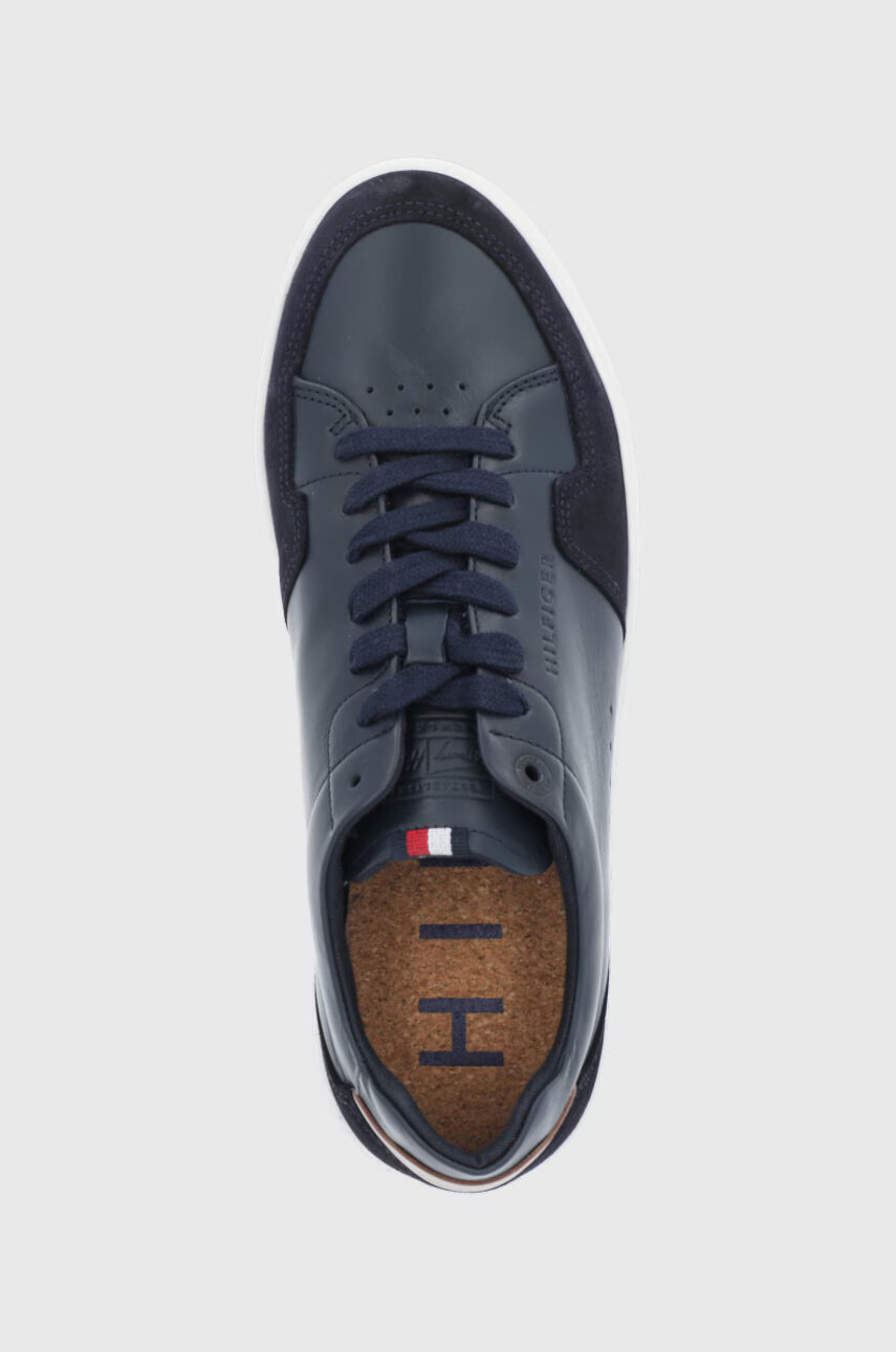 Tommy Hilfiger Кожени обувки в тъмносиньо - Pepit.bg